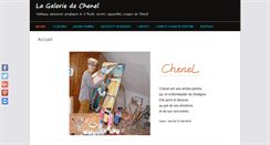 Desktop Screenshot of lagaleriedechenel.com